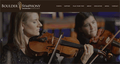 Desktop Screenshot of bouldersymphony.org